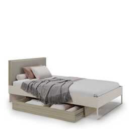 Charlie CH-25 Divan Bed [EU Small Double] - Cashmere 120 x 200cm - thumbnail 3