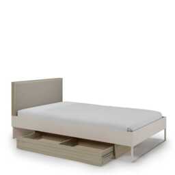 Charlie CH-25 Divan Bed [EU Small Double] - Cashmere 120 x 200cm - thumbnail 2