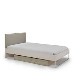 Charlie CH-25 Divan Bed [EU Small Double] - Cashmere 120 x 200cm - thumbnail 1