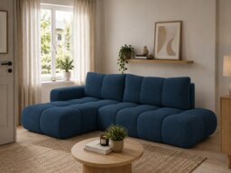 Corner Sofa Bed Soho - Green 286cm Right - thumbnail 8