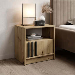 Nelly Bedside Table 51cm - Cashmere - thumbnail 4