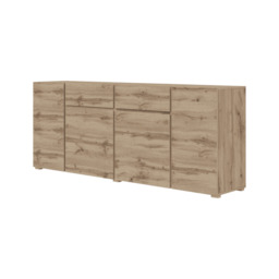 Visby Sideboard Cabinet 195cm - White 195cm - thumbnail 3