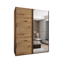 Trosa III Sliding Door Wardrobe 200cm - White 200cm - thumbnail 5