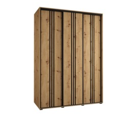 Cannes VI Sliding Door Wardrobe 170cm - White 170cm - thumbnail 3