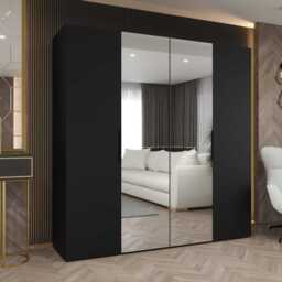Marbella II Hinged Door Wardrobe 200cm - Oak Walnut 200cm - thumbnail 2