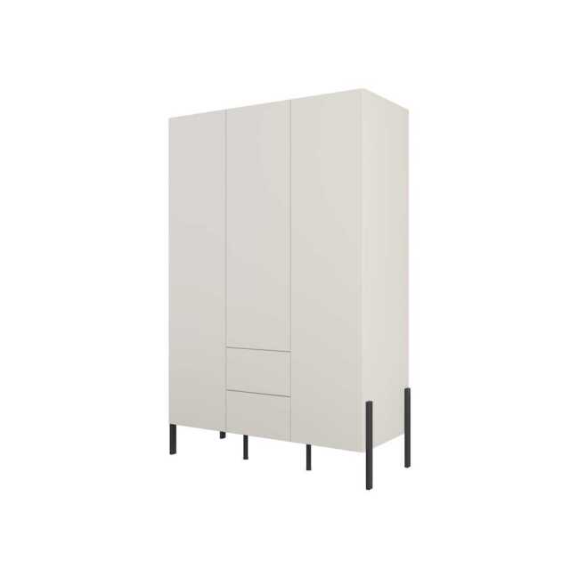 Yukon Hinged Door Wardrobe 139cm - Cashmere 139cm - image 1