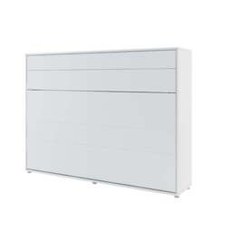 BC-04 Horizontal Wall Bed Concept 140cm - White Gloss 140 x 200cm - thumbnail 2