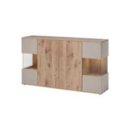 Catalina Display Sideboard Cabinet 160cm - Oak Vicking 160cm