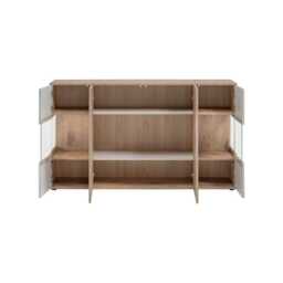 Catalina Display Sideboard Cabinet 160cm - Oak Vicking 160cm - thumbnail 2