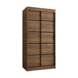 Rubino V1 Sliding Door Wardrobe 100cm - Cashmere 100cm - thumbnail 5