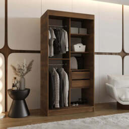Rubino V1 Sliding Door Wardrobe 100cm - Cashmere 100cm - thumbnail 4
