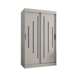 Rubino Y Sliding Door Wardrobe 120cm - Cashmere 120cm - thumbnail 8