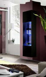 Fly 42 Tall Display Cabinet 40cm - White Gloss 40cm - thumbnail 3