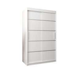 Verona 01 Sliding Door Wardrobe 120cm - Black 120cm - thumbnail 3