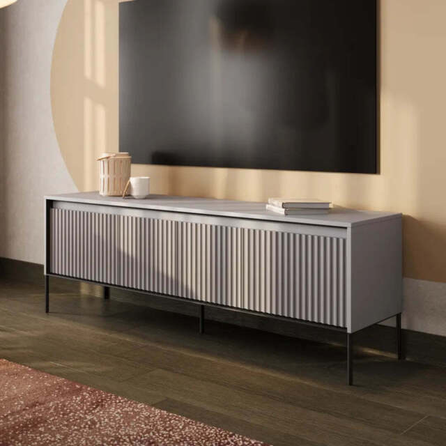 Trend TR-05 TV Cabinet 167cm - Grey Matt 167cm - image 1