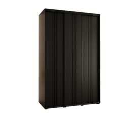 Cannes VI Sliding Door Wardrobe 160cm - White 160cm - thumbnail 3