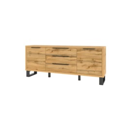 Halle 25 Sideboard Cabinet 200cm - Oak Wotan 200cm - thumbnail 2