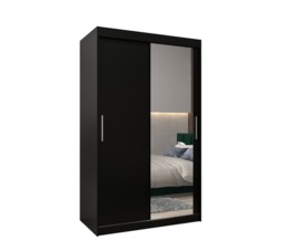 Tokyo II Sliding Door Wardrobe 120cm - White 120cm - thumbnail 3