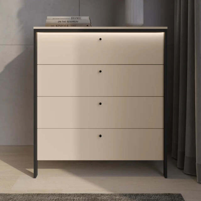Enna EN-03 Chest Of Drawers 101cm - Beige 101cm - image 1