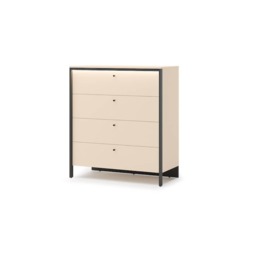 Enna EN-03 Chest Of Drawers 101cm - Beige 101cm - thumbnail 6