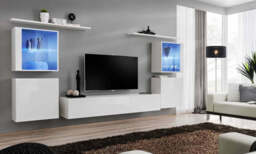 "Switch XIV Entertainment Unit For TVs Up To 75"" - White 320cm White"