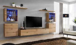 "Switch XIV Entertainment Unit For TVs Up To 75"" - White 320cm White" - thumbnail 4