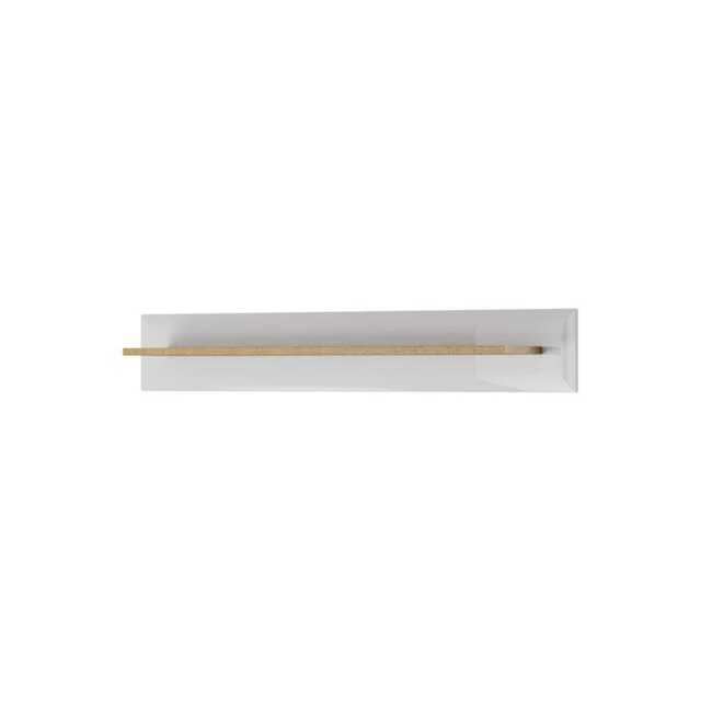Nordi Wall Shelf 107cm - White Gloss 107cm - image 1