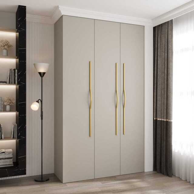 Como II Hinged Door Wardrobe 140cm - Cashmere 140cm - image 1