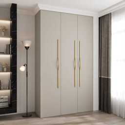 Como II Hinged Door Wardrobe 140cm - Cashmere 140cm - thumbnail 1
