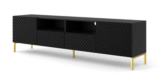 Surf TV Cabinet 200cm - Black 200cm - image 1