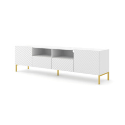 Surf TV Cabinet 200cm - Black 200cm - thumbnail 2