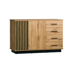 Lamelo LA6 Sideboard Cabinet 141cm - Oak Wotan 141cm