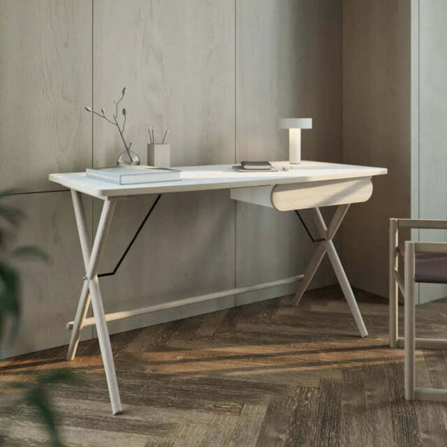 Match MW-01 Desk 135cm - White 135cm - image 1