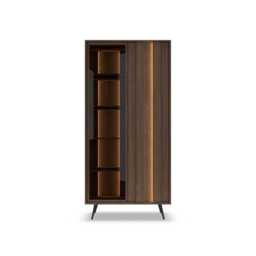 Amaro Tall Display Cabinet 94cm - Oak Dunin 94cm - thumbnail 4