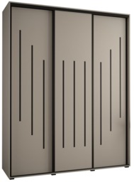 Dakota VIII Sliding Door Wardrobe 190cm - Cashmere 190cm - thumbnail 2