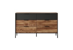 Milton Chest Of Drawers 137cm - Oak Chestnut 137cm - thumbnail 4