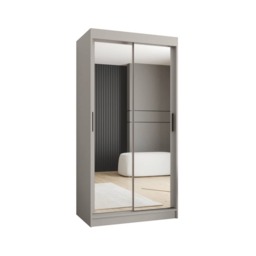 Rubino T3 Sliding Door Wardrobe 100cm - Cashmere 100cm - thumbnail 8