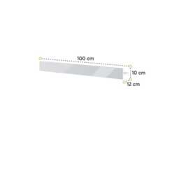 CP-15 Additional Shelf For CP-03 Vertical Wall Bed Concept 90cm - White Gloss 100cm - thumbnail 6