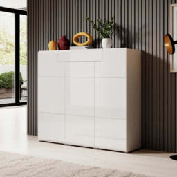 Toledo 76 Sideboard Cabinet 147cm - Grey Gloss 147cm - thumbnail 2