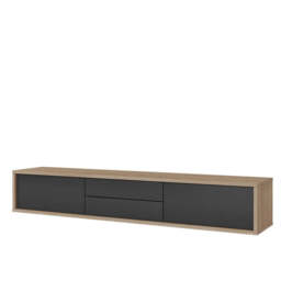 Frida 39 Floating TV Cabinet 180cm - Anthracite 180cm - thumbnail 2