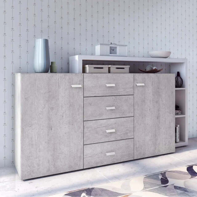 Bota 27 Sideboard Cabinet 180cm - Concrete Grey 180cm - image 1