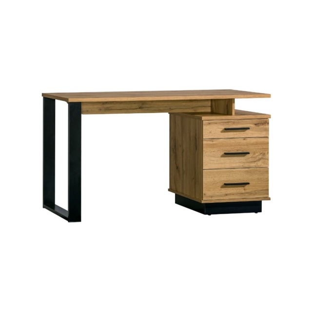 Lamelo LA8 Computer Desk 135cm - Oak Wotan 135cm - image 1