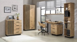 Lamelo LA8 Computer Desk 135cm - Oak Wotan 135cm - thumbnail 4