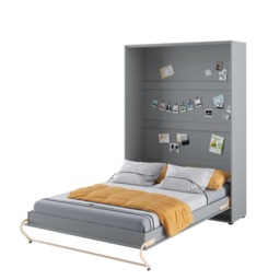 CP-01 Vertical Wall Bed Concept 140cm - Grey Matt 140 x 200cm - thumbnail 8