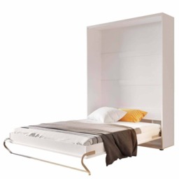 CP-01 Vertical Wall Bed Concept 140cm - Grey Matt 140 x 200cm - thumbnail 3