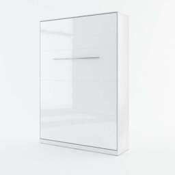 CP-01 Vertical Wall Bed Concept 140cm - Grey Matt 140 x 200cm - thumbnail 2