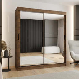 Rubino T3 Sliding Door Wardrobe 180cm - Cashmere 180cm - thumbnail 2