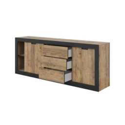 Tudor 25 Sideboard Cabinet 220cm - Oak Sandal 220cm - thumbnail 4