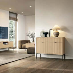 Nova TV Cabinet 154cm - Black Matt 154cm - thumbnail 8