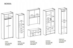 "Mokka II Entertainment Unit For TVs Up To 48"" - Oak Canterbury 360cm" - thumbnail 2